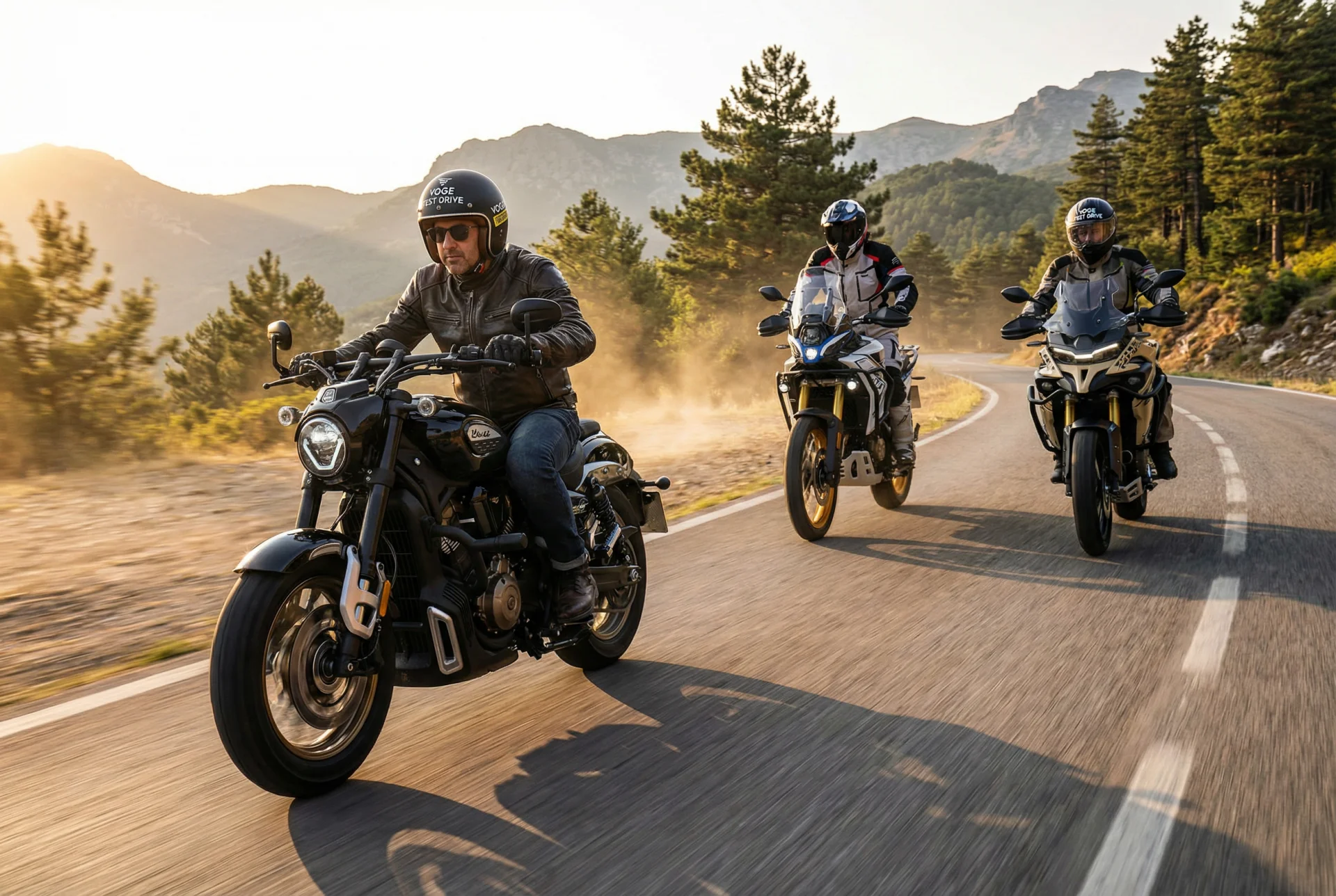 Тест-драйв мотоциклов VOGE